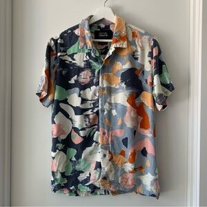 Native Youth Colorful Abstract Men's Shirt